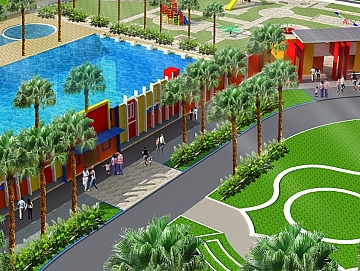 Kolam Renang di Lido, Sukabumi